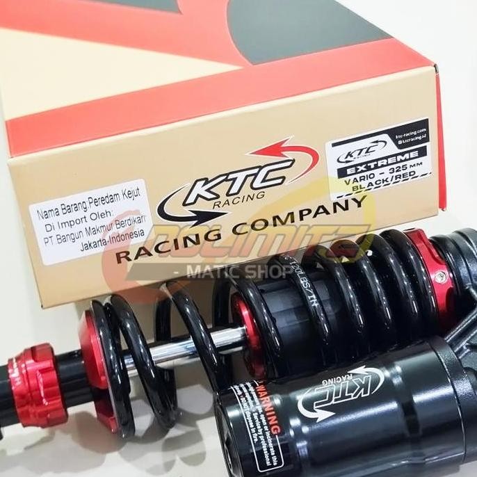 Shock KTC Extreme Black Red 325mm Shockbreaker Vario Beat Scoopy Genio