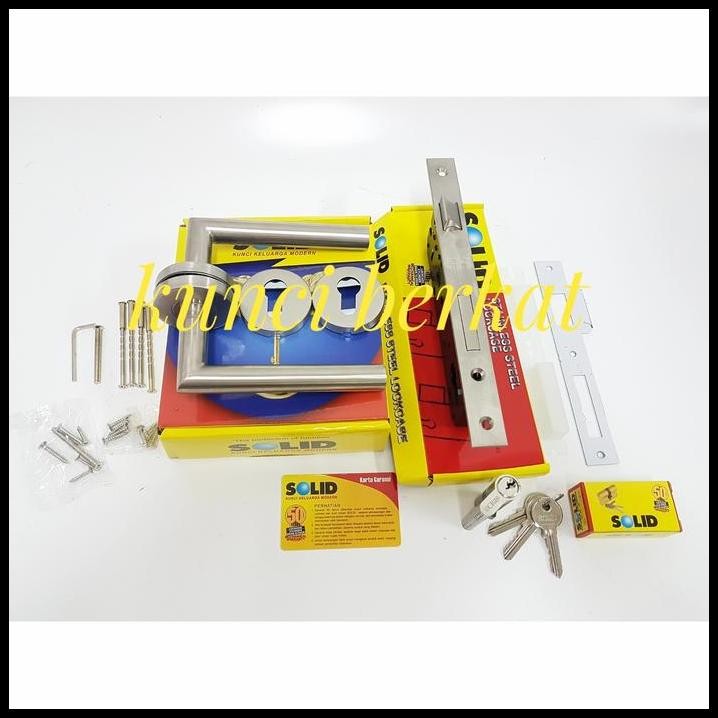 Handle Solid 61.41 + Kunci/Komplit/Handel Pintu Solid
