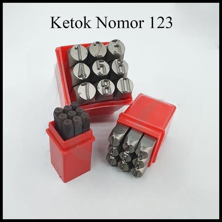 

Number Punch M2 Ketok Nomor Angka Reverse Stamp