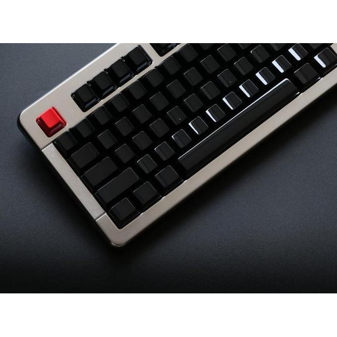 TERLARIS - Keyboard Science Highlight Blank Glossy Thick PBT Blank Keycaps for mechanical Keyboard