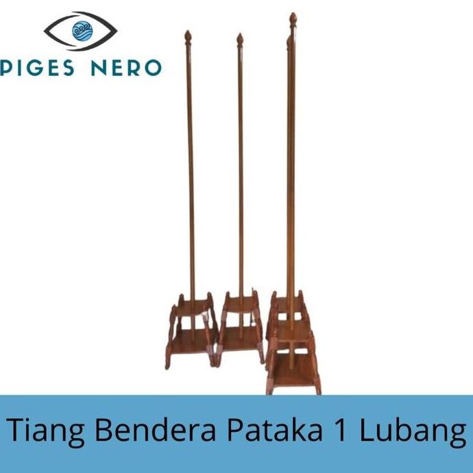 

Tiang Bendera Pataka Kayu 2 Meter Lubang 1