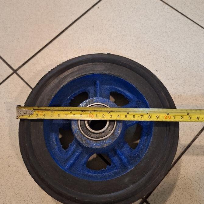 Roda Lori / Roda Troli 8 inch Jari Jari Besi Untuk Lori 800 kg