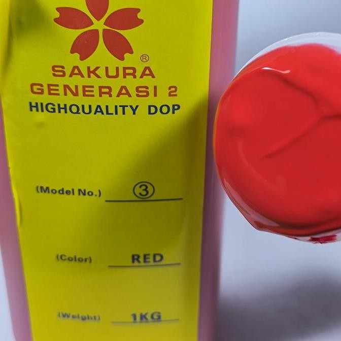 

baru CAT SAKURA GENERASI 2 @1000G, ISI PER BOTOL 1KG 1000GRAM LEATHER EDGE OIL