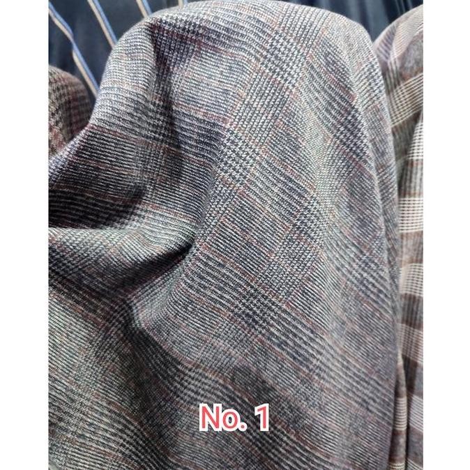 ready bahan kain jas blazer semi wool_ bahan kain kotak semi wool