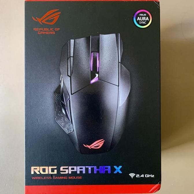 BEBAS ONGKIR - ASUS ROG Spatha X Wireless Gaming Mouse 19000 DPI