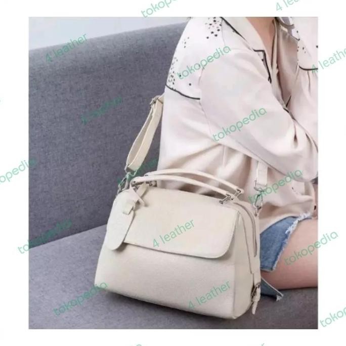 baru New tas selempang wanita kulit tas wanita asli kulit Garut asli cewek