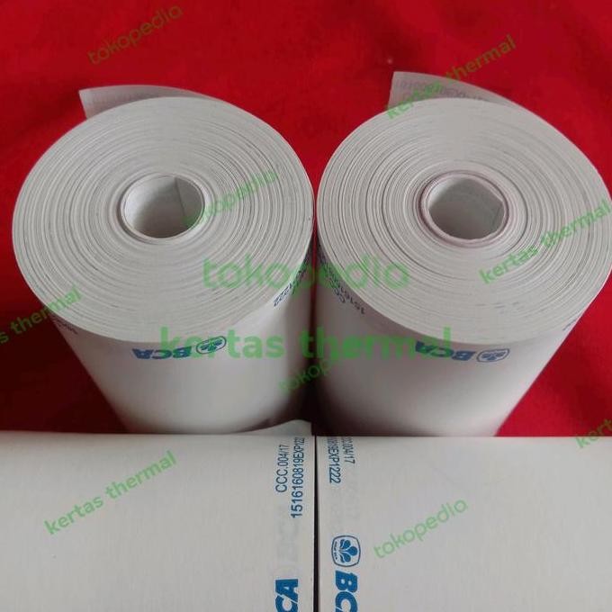 

NEW Kertas Struk Kasir Thermal Roll EDC 58*40 full Paket 1 box