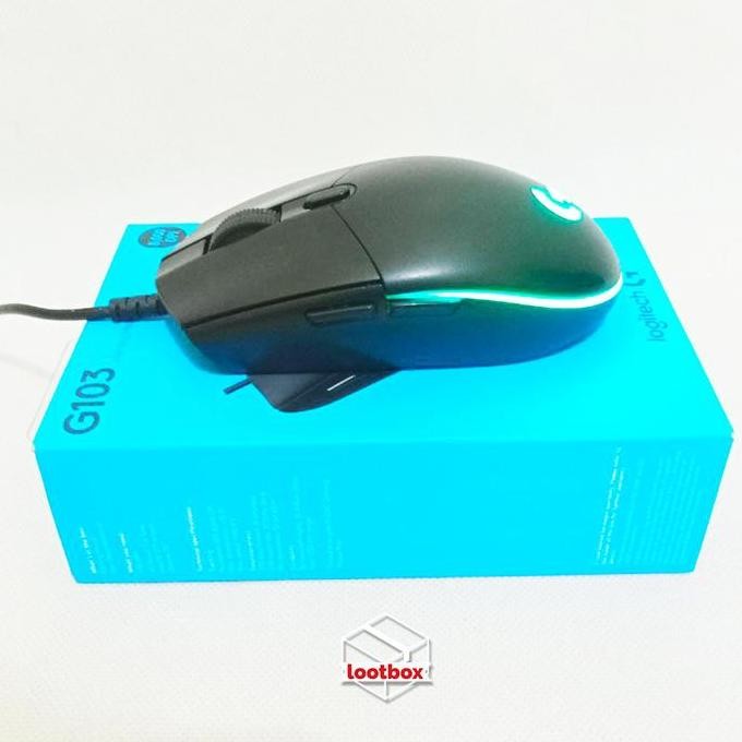 NEW Mouse Gaming Logitech G103 (alt G102) Wired RGB PRODIGY BLK [SECOND]