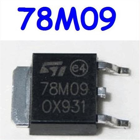 Murah IC 78M09 7809 9V regulator TO-252 SMD jwel33 Ayo Beli