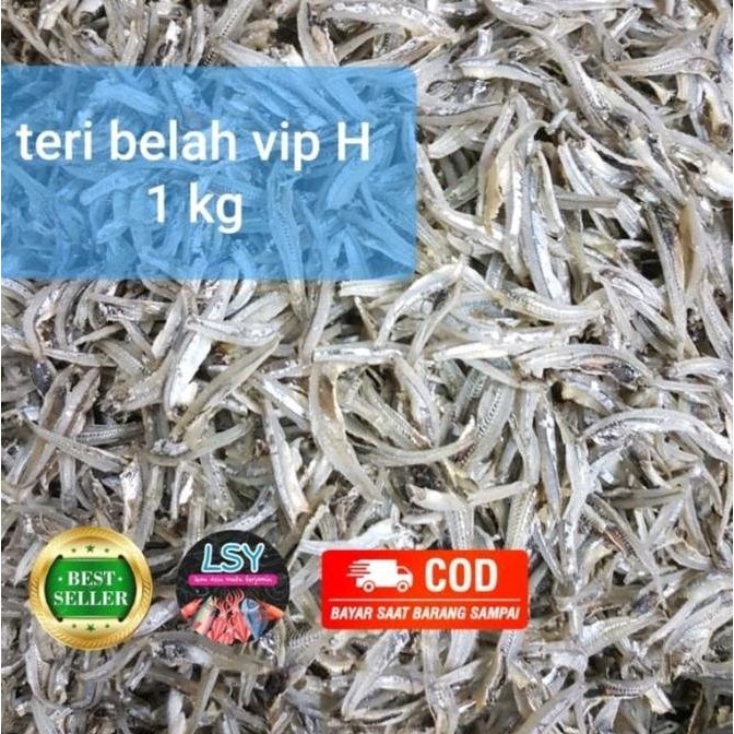 

Ikan Asin Teri Belah Vip / Jengki Belah Vip 1Kg