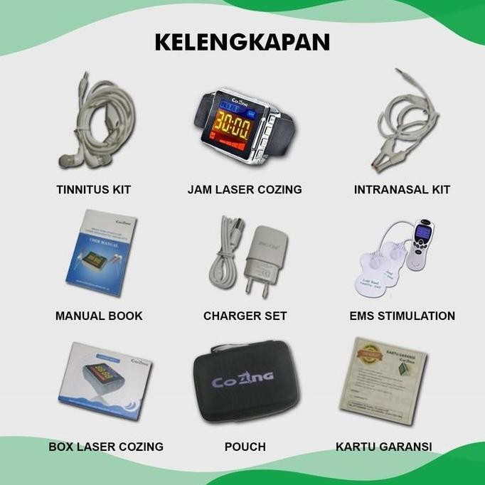 perfect jam laser cozing 4 warna + 11 titik alternatif dr