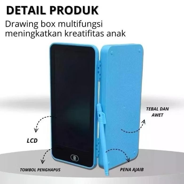 

Qv21 [4D] Kotak Pensil Case Besar Lcd Writing Drawing Box Case Ukuran Besar Pencil Drawing Pad Edukasi 2In1 Qv21