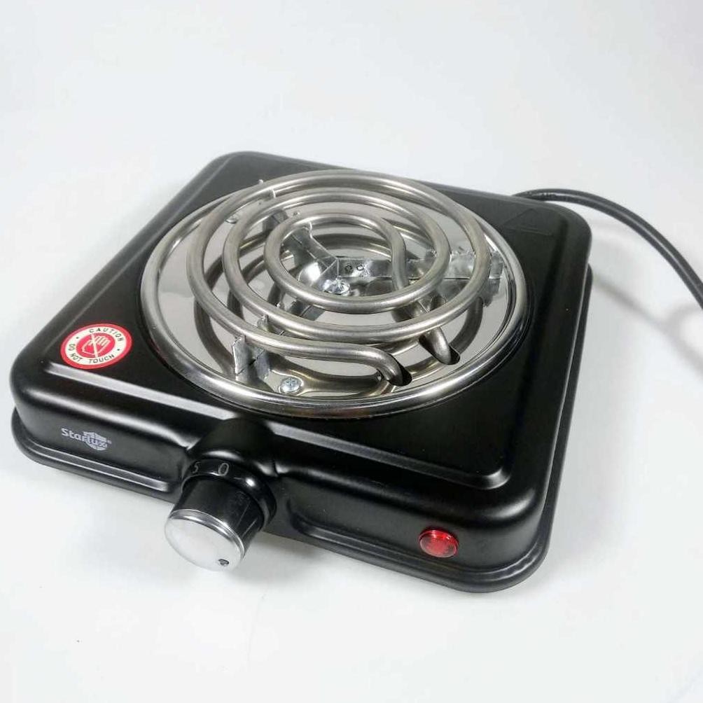 Iq45 Pusat Starlux Kompor Listrik 1 Tungku Hemat Listrik Low Watt Portable Mini 1000W Shp 5701B