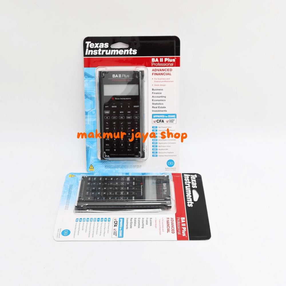 

Texas Instruments BA II Plus Professional Financial Calculator
