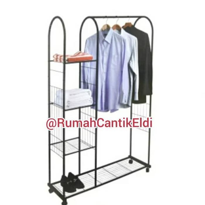 Rak/Lemari/Gawang/Gantungan/Tempat Penyimpanan/Jemuran Pakaian/Baju Original Dan Terpercaya