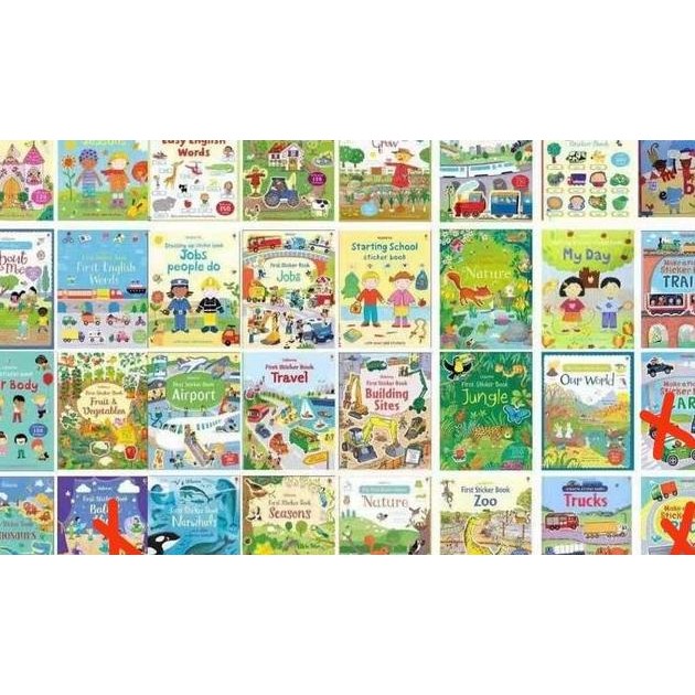

Buku Stiker Usborne First Stier Book