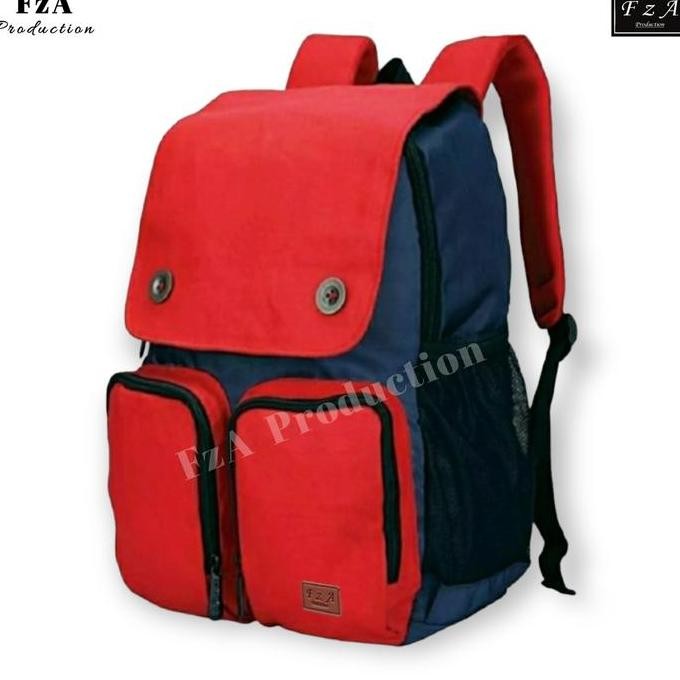

Spesial Tas Ransel Anak / Tas Sekolah Anak Laki-Laki Original Fza-Red Navy