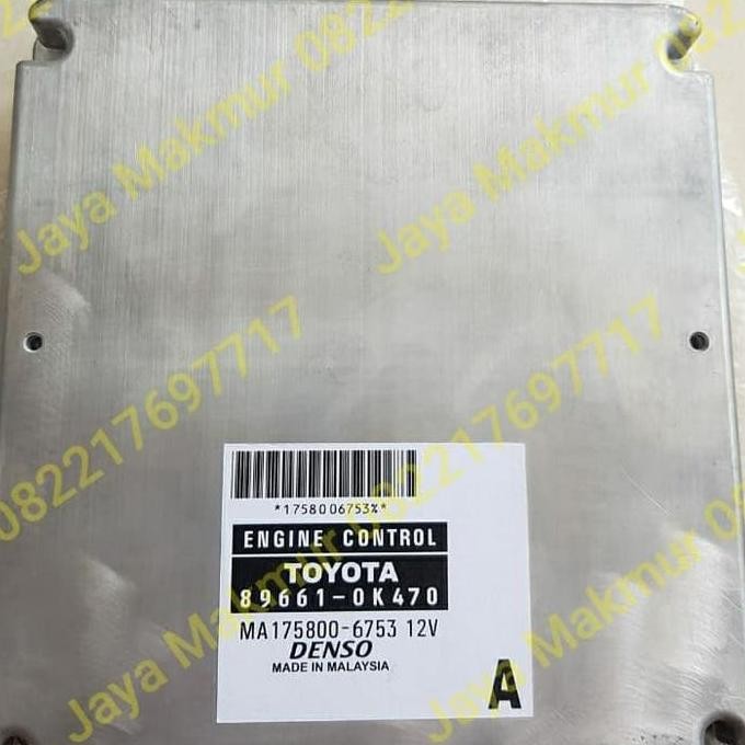 NEW KOMPUTER COMPUTER ECU TOYOTA HILUX DAN INNOVA DIESEL 89661-0K470 OK470 ORI