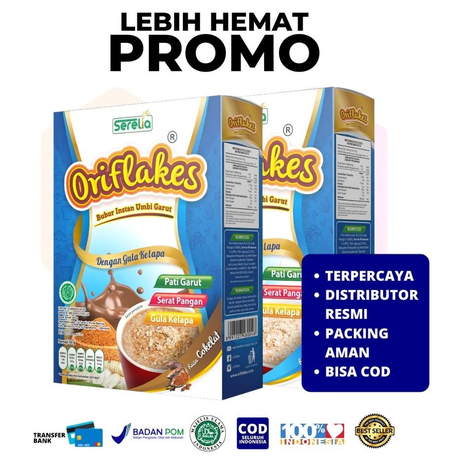 

Oriflakes Sereal Umbi Garut Diet 350gr Non Gandum
