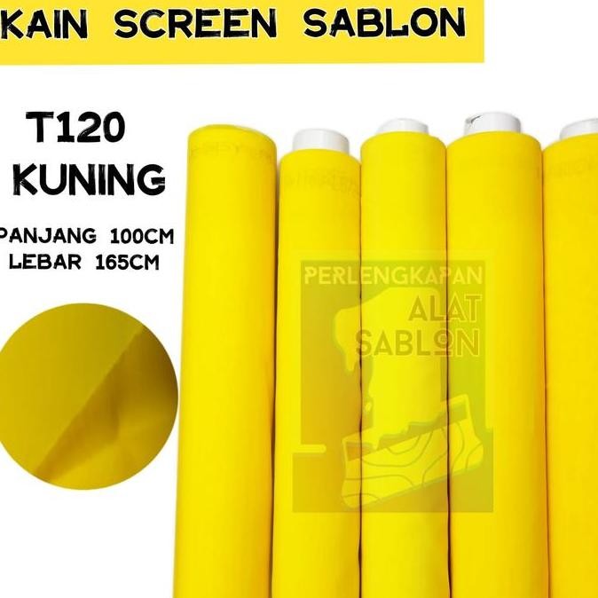

KAIN SCREEN MONIL SABLON T120 KUNING KAIN SCREEN SABLON