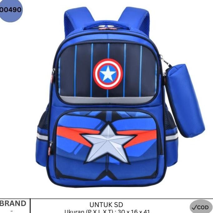 

Miliki Smartgirl Tas Ransel Anak Sekolah Laki Laki Perempuan 2In1 00490 Sd