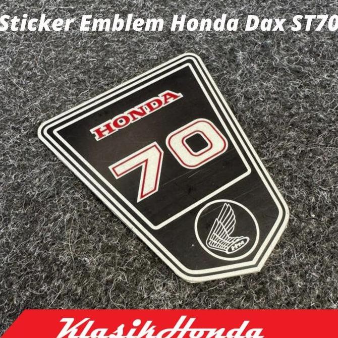 Sticker Almunium Honda Dax St70 St 70