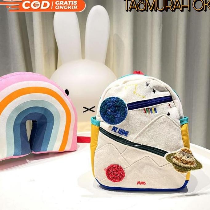 

Terjangkau Tas Ransel Anak Wanita Branded Backpack Kid Lucu Kanvas Import Premium