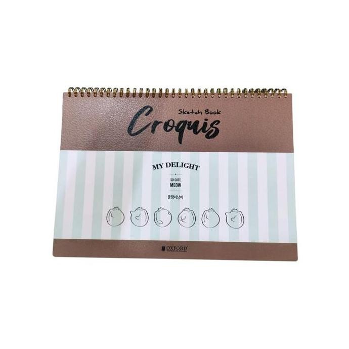 

Oxford Croquis Spiral Sketch Book/Buku Gambar A4 150Gsm