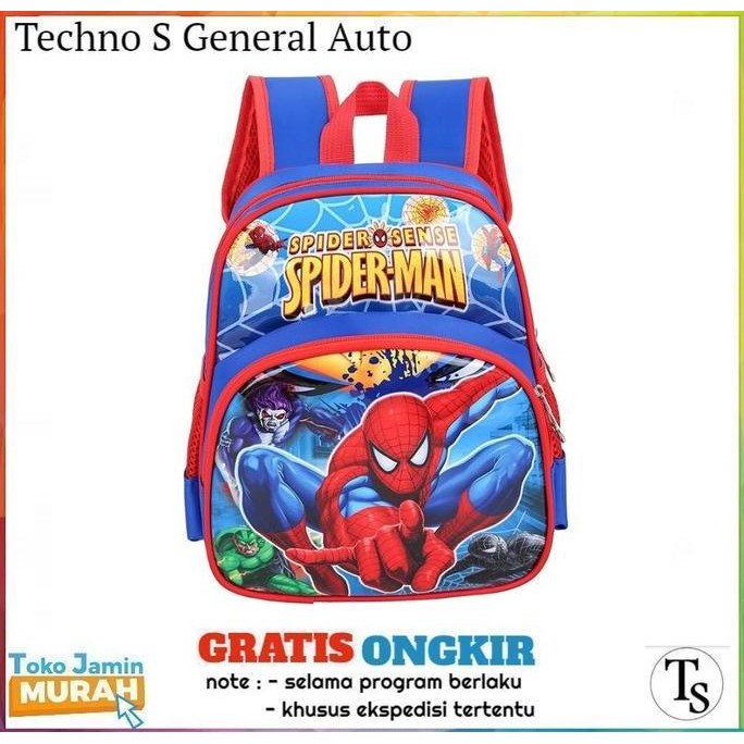 

Terjangkau Tas Anak Spiderman / Backpack Anak Spiderman / Tas Ransel Anak