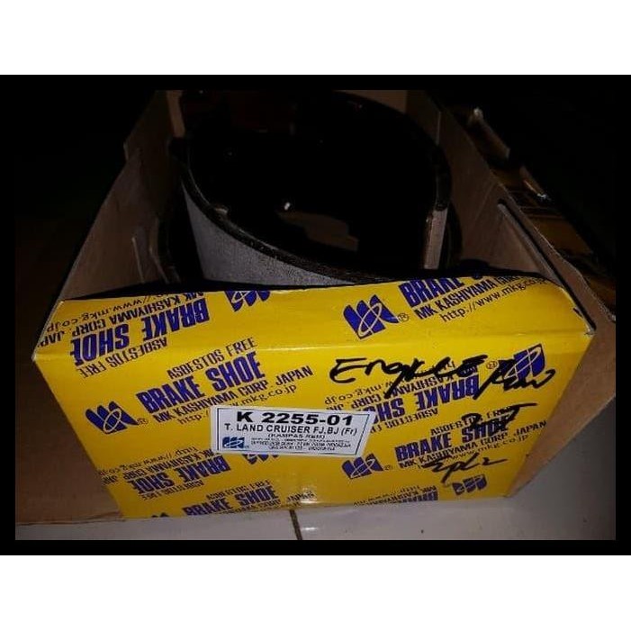 TERBARU MK KASHIYAMA KAMPAS REM DEPAN BRAKE SHOE K2255 LAND CRUISER FJ / BJ