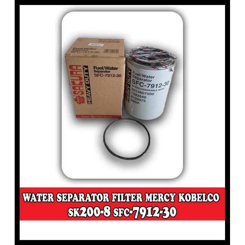 DISKON WATER SEPARATOR FILTER MERCY OH 1526 SK200-8 SFC-7912-30 SAKURA -65914 
