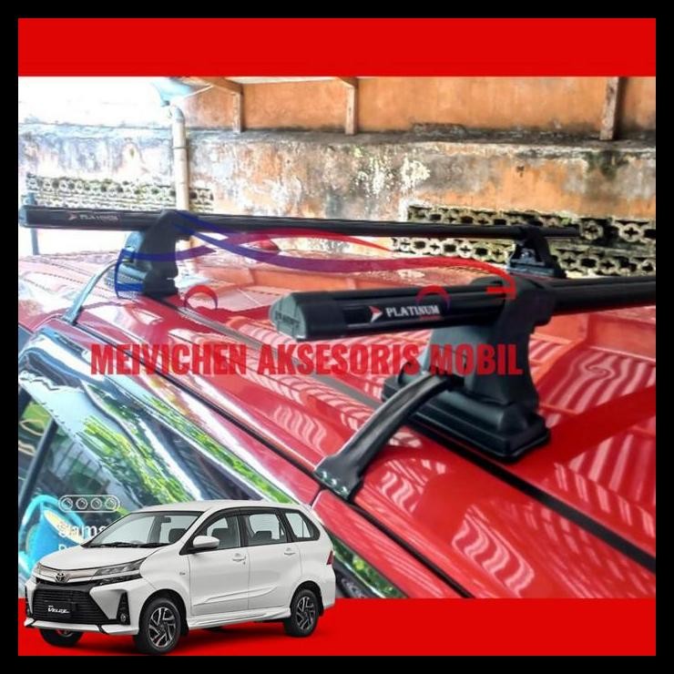 TERBARU CROSS BAR CROSSBAR KAKI RACK PLATINUM MOBIL ALL NEW AVANZA JEPIT BODY 