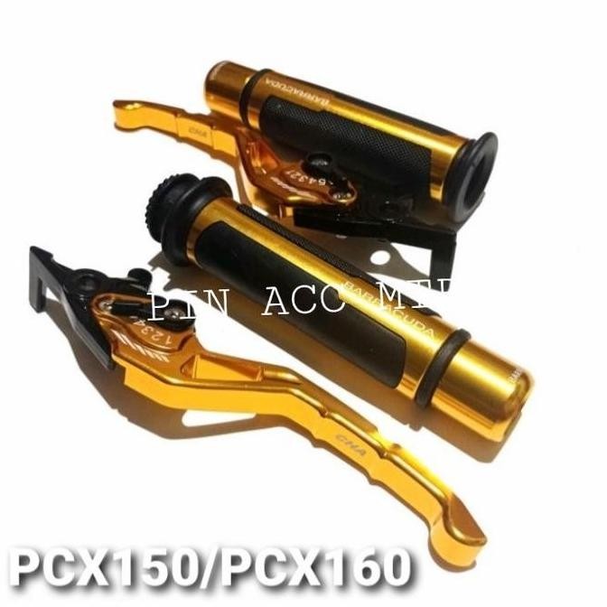 Paket Variasi Pnp Pcx150/Pcx160 Hangrip Gas Barracuda + Handle Rem