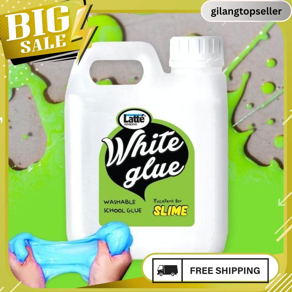 

Lem Putih 500 Ml Latte White Glue Slime Siap Kirim