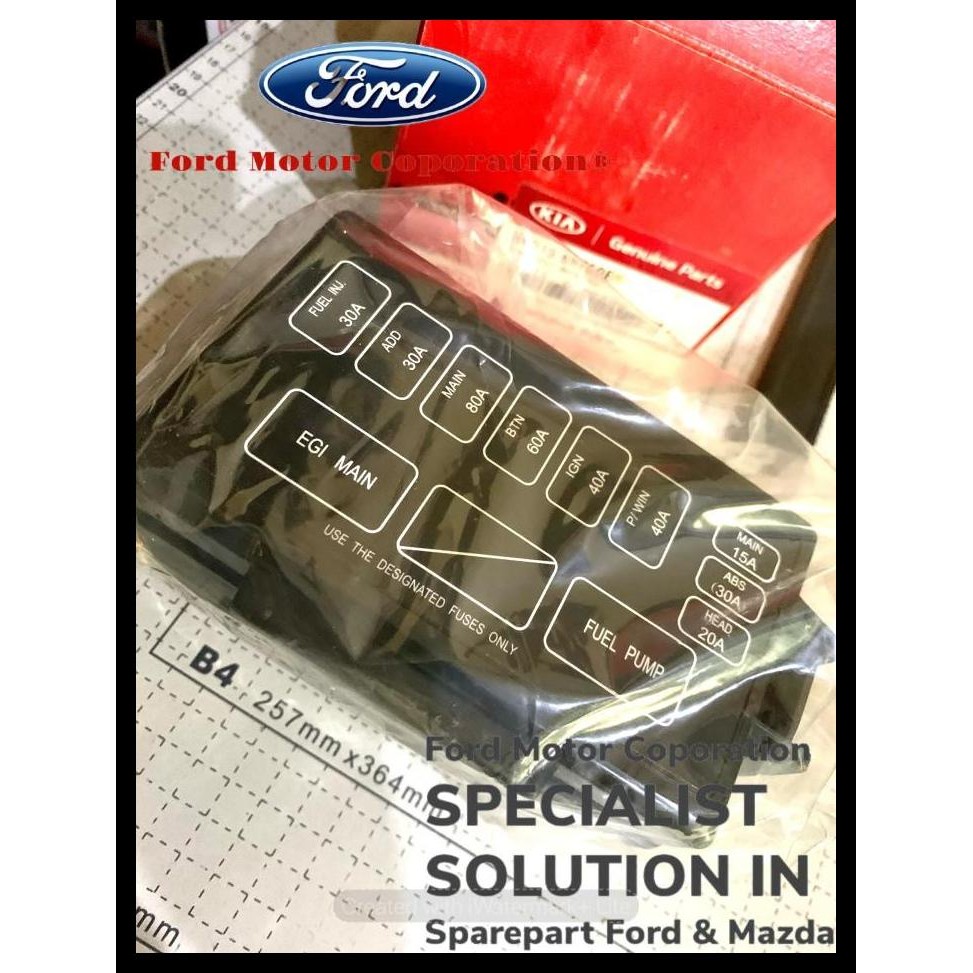 HOT DEAL BOX SEKRING FUSE KIA SEPHIA TIMOR ORIGINAL KIA 1000% NOS 