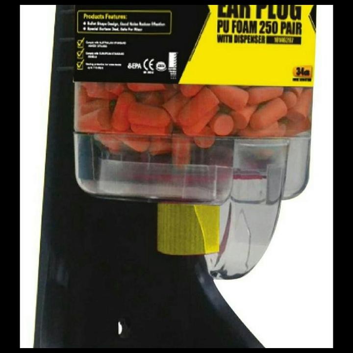 BEST DEAL KRISBOW EAR PLUG PU 250 PR W/DISPENSER SRHP102PU 10146287 