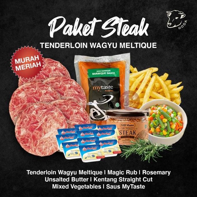 

Paket Steak Tenderloin Wagyu Meltique Bundling Hemat