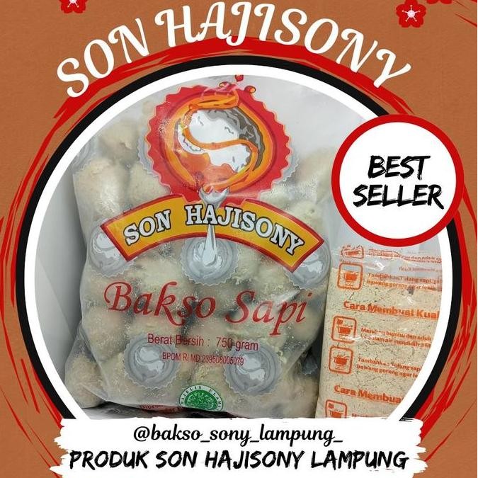 

Bakso Frozen Son Hajisony Lampung+ Bumbu Kuah