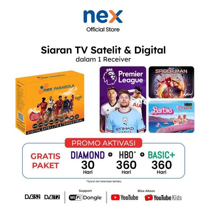 Terlaris Nex Parabola - Combo Kuning