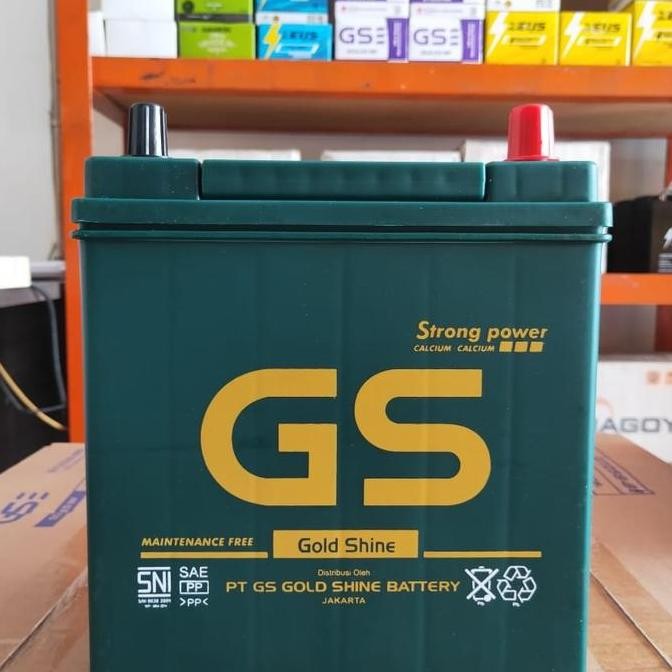 Aki Mobil Honda Brio NS 40 ZL (30B20L)GS Gold Shine Accu MF