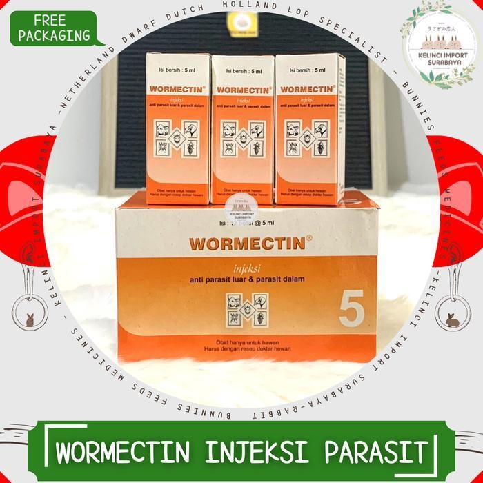 Wormectin Obat Injeksi Parasit Untuk Hewan