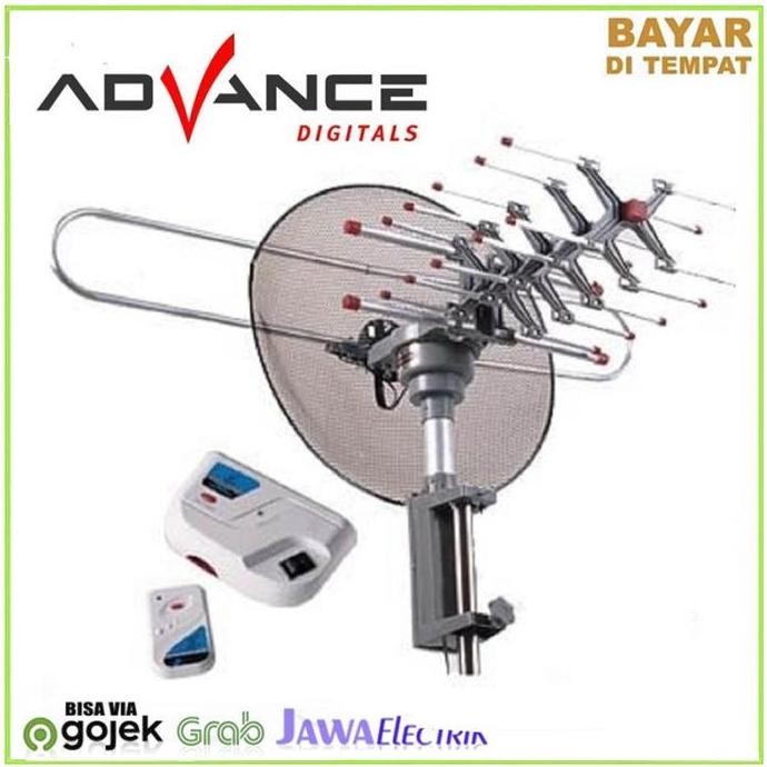 Terlaris Antena Luar Digital Advance Aa 830 + Remote Kabel 10 Meter