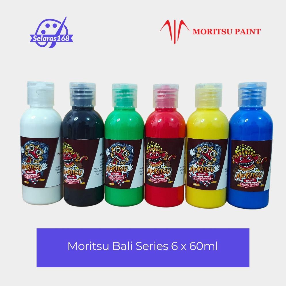 

Cat Akrilik Set Moritsu Acrylic Paint Bali Series 60 ML - 6 Colours