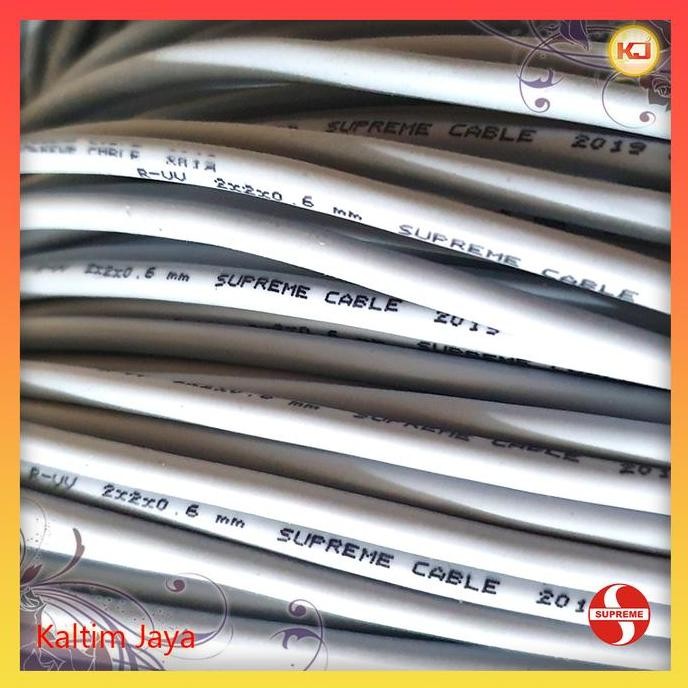 *$*$*$*$] Kabel Telepon/Telpon 2x2x0.6 Supreme isi 4 Per Meter/Meteran