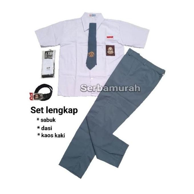 Setelan Seragam Sekolah Sma Laki Laki Baju Seragam Sma Putih Abu Terlaris
