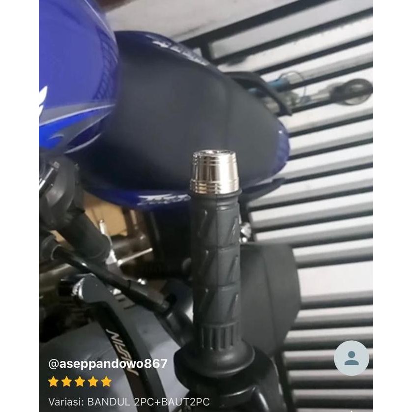 Jalu Stang Stainless Set Jalu+Baut+Bosh Model Sedang Baut-10 Universal