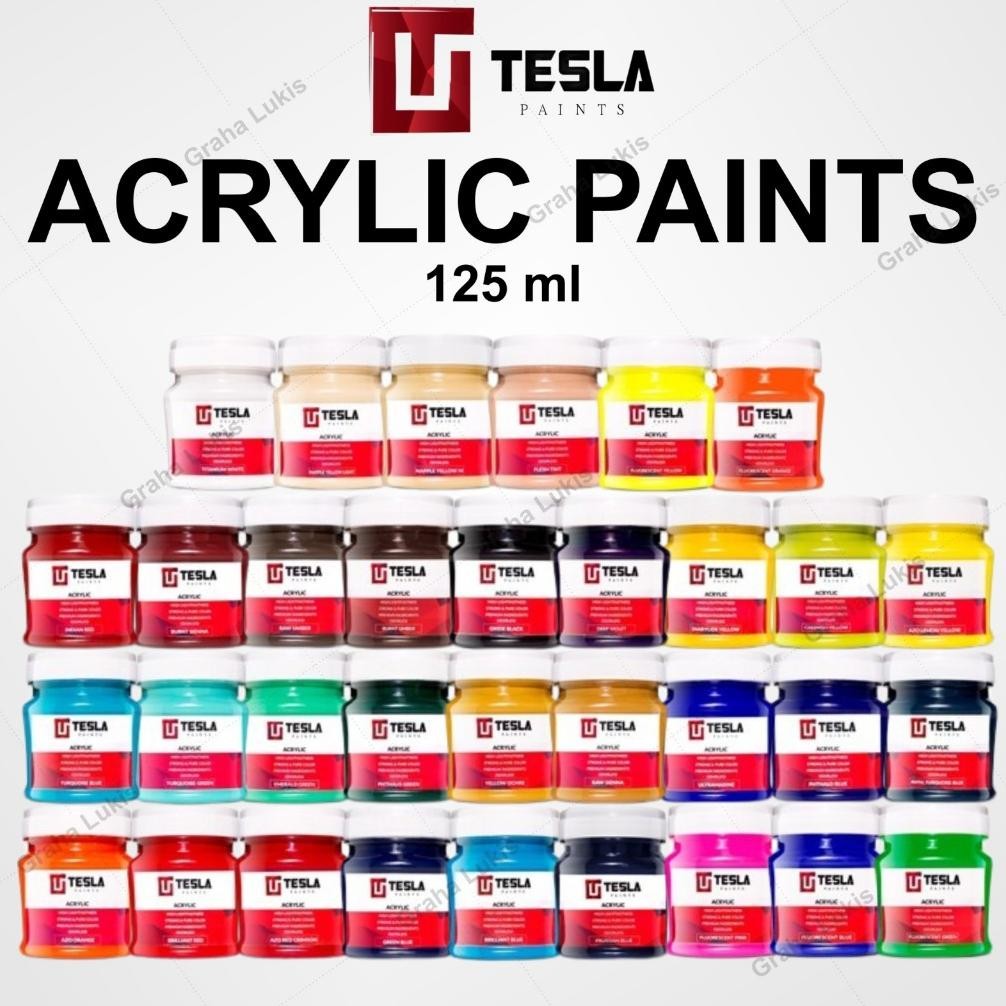 

Tesla Paints - Acrylic Paints Cat Akrilik 125ml - SATUAN