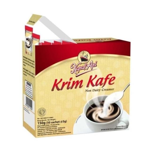 

Kapal Api Krim Kafe Creamer Sti Isi 50 Sachet 150 Gr Krimer