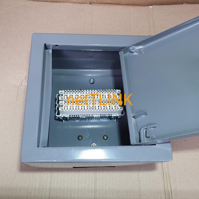 Box mdf telepon 20 pair / Terminal box 20 pair /box telepon kaleng 20"