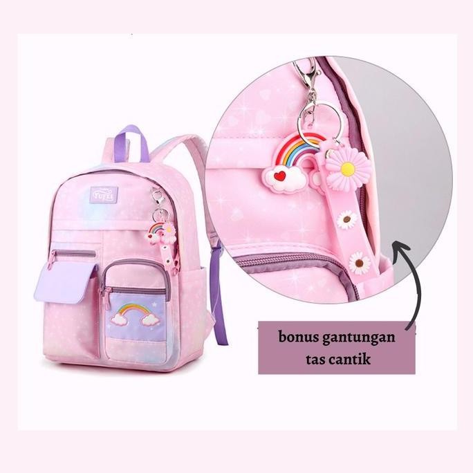 

Diskon Tas Sekolah Ransel Anak Sd/Smp/Sma Cewek Motif Pelangi M0179 Cantik Fashion